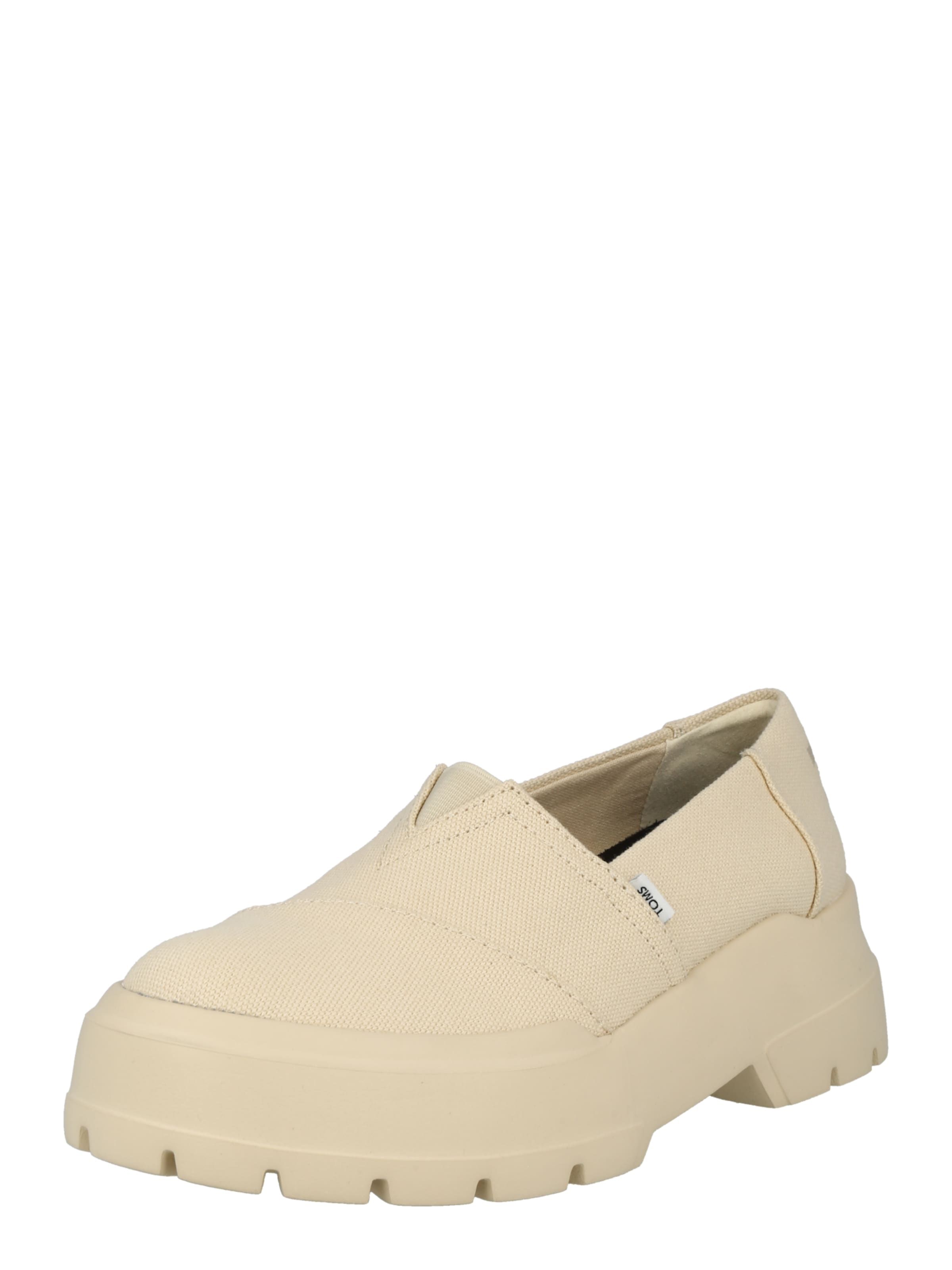 TOMS Classic Flats 'ALPARGATA COMBAT LOW' in Beige: front