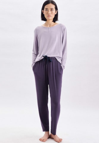 Pantalon de pyjama 'Heart' SEIDENSTICKER en violet
