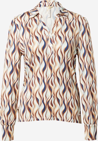 Camicia da donna di Key Largo in beige: frontale