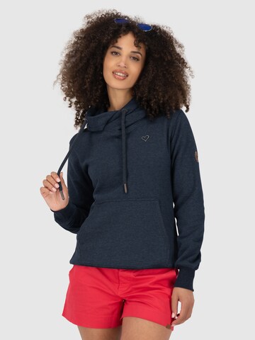 Alife and Kickin Sweatshirt 'SarahAK' i blå: framsida