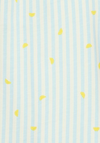 VIVANCE Loosefit Pyjamahose in Blau