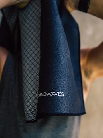 woodsandwaves - Toalla 'Clear Black' en negro