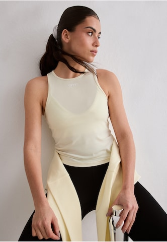 Aim'n Top 'Basic Singlet' in Gelb: Vorderseite