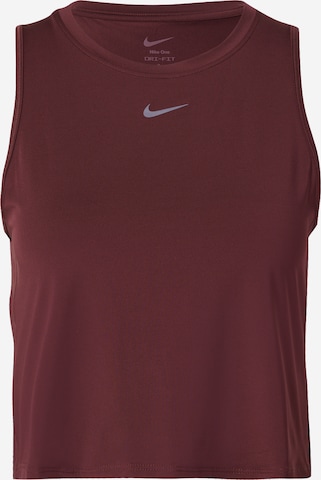 raudona NIKE Sportiniai marškinėliai be rankovių 'ONE CLASSIC': priekis