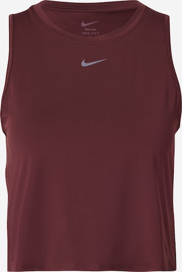Sportiniai marškinėliai be rankovių 'ONE CLASSIC' iš NIKE, spalva – pilka / burgundiško vyno spalva, Prekių apžvalga