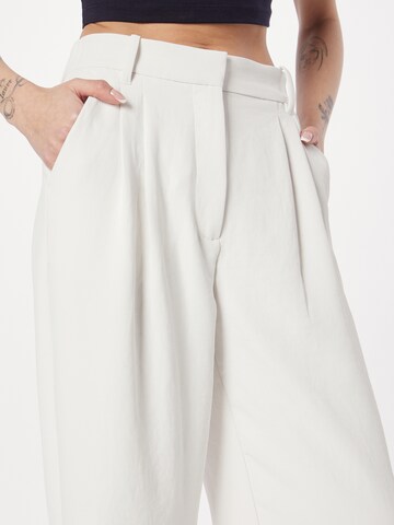 Abercrombie & Fitch Wide leg Παντελόνι πλισέ σε μπεζ