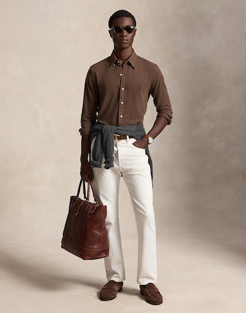 Polo Ralph Lauren Regular fit Srajca | rjava barva