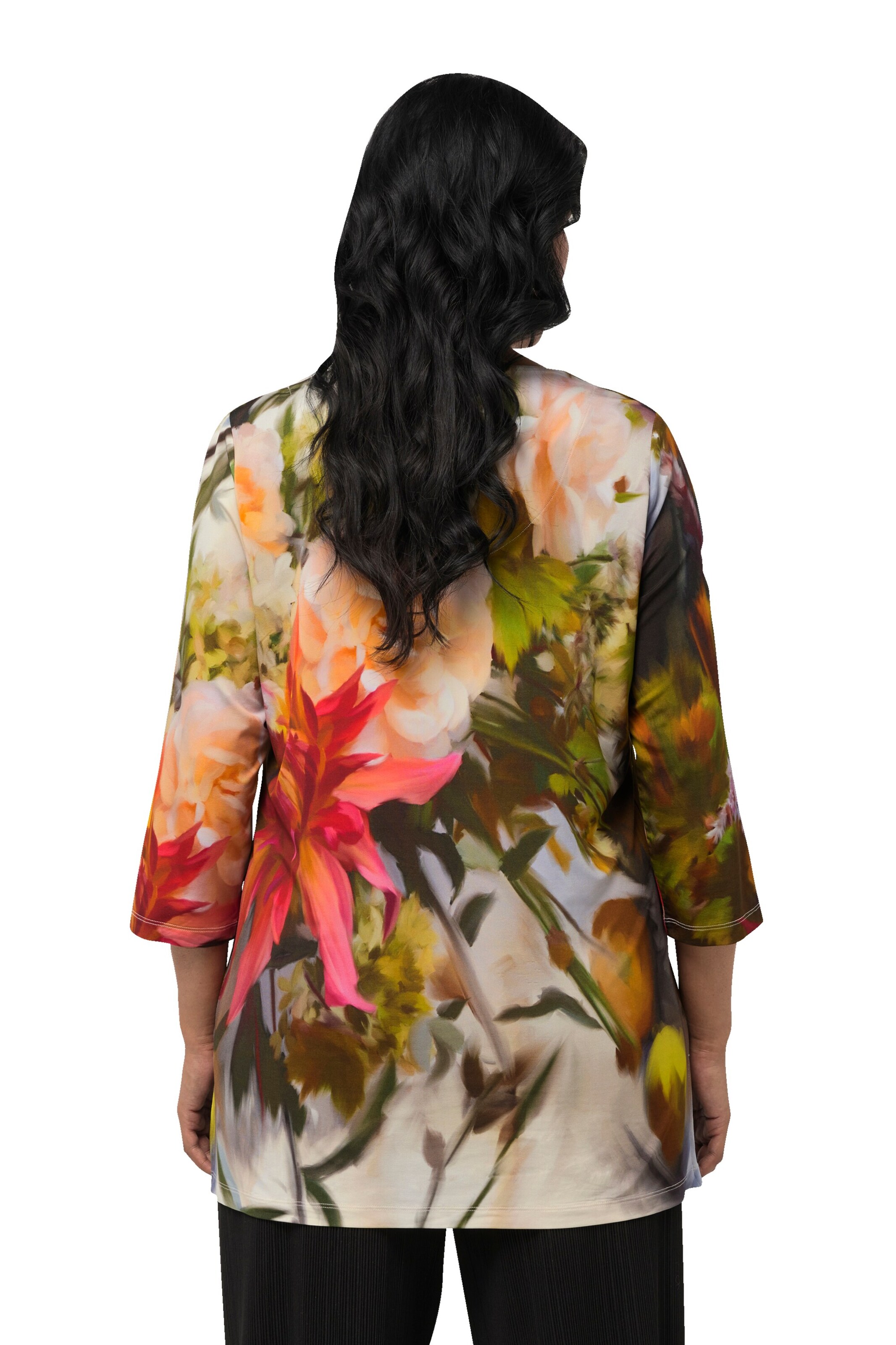 T-shirt Ulla Popken en mélange de couleurs