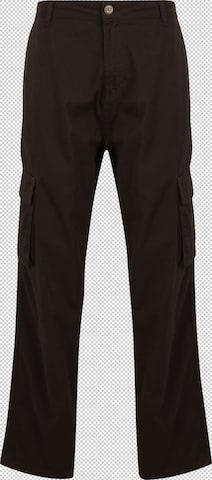 DEF - Calças cargo em castanho: frente