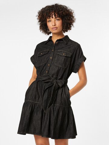 Abito camicia di Lauren Ralph Lauren in nero: frontale