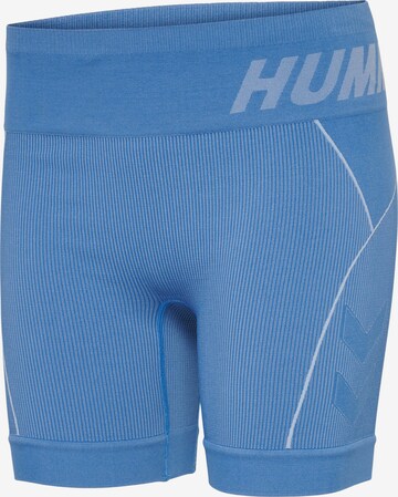 Hummel Skinny Fit Спортен панталон 'Christel' в синьо
