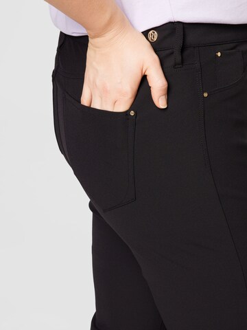 Coupe slim Pantalon 'MOLLY' River Island Plus en noir