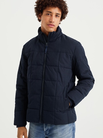 WE Fashion Between-season jacket in Blue: front