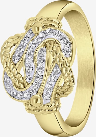 Bague 'Dagi Knoten' Lucardi en or : devant