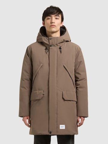 khujo Winterparka 'Figaro2' in Bruin: voorkant