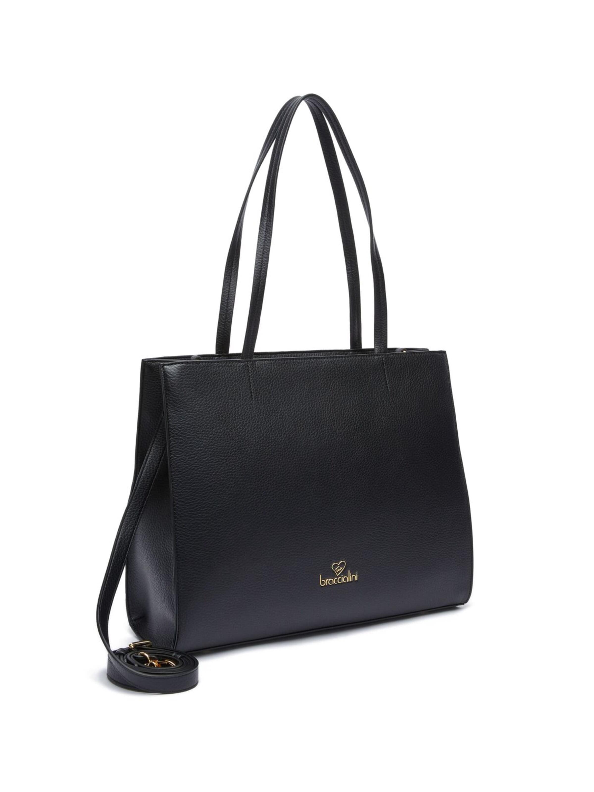 Shopper 'Meg' di Braccialini in nero