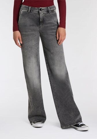 Herrlicher Flared Jeans in Grau: Vorderseite