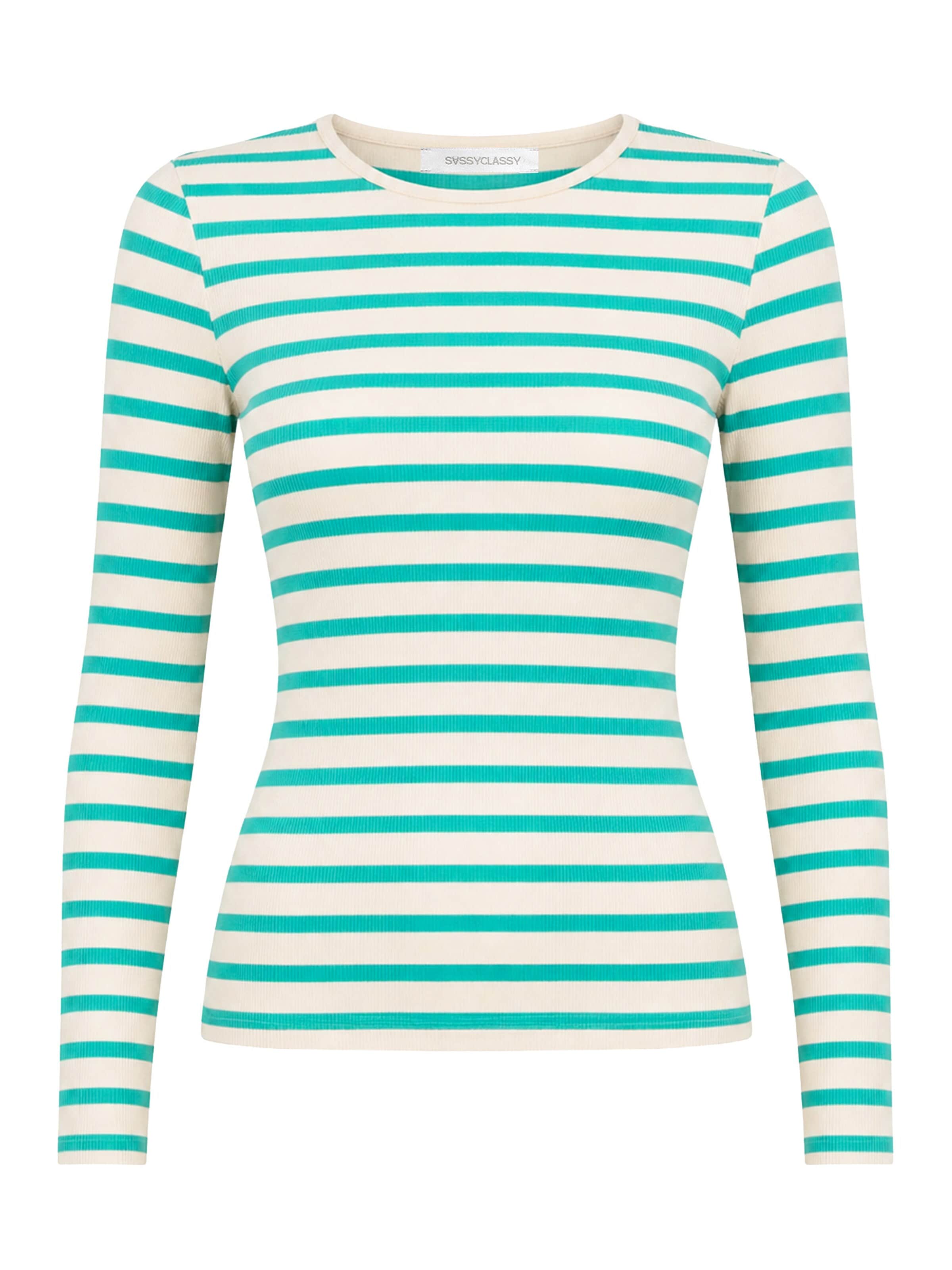SASSYCLASSY Shirt in Blue: front
