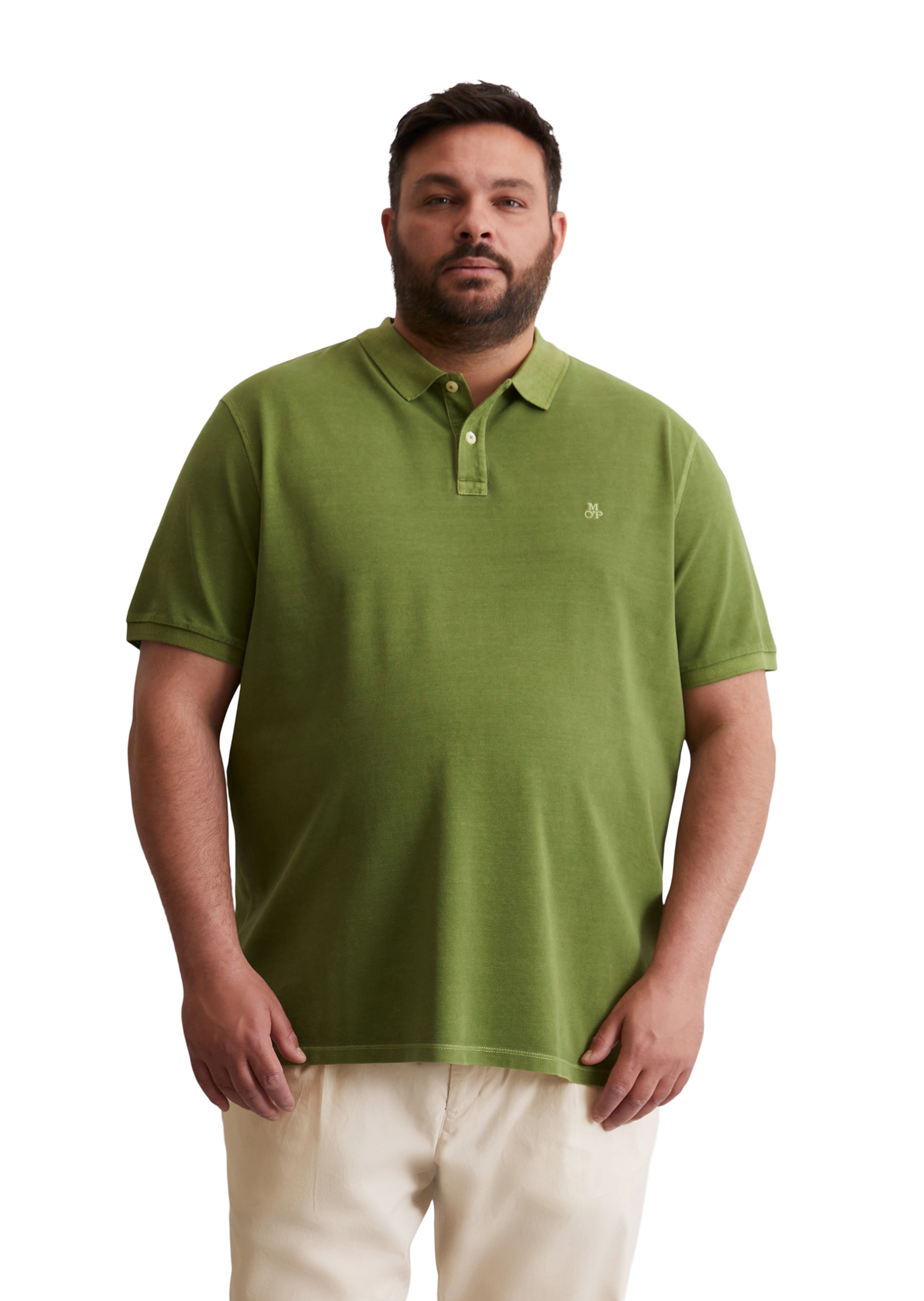 Marc O'Polo Poloshirt in Grün: Vorderseite