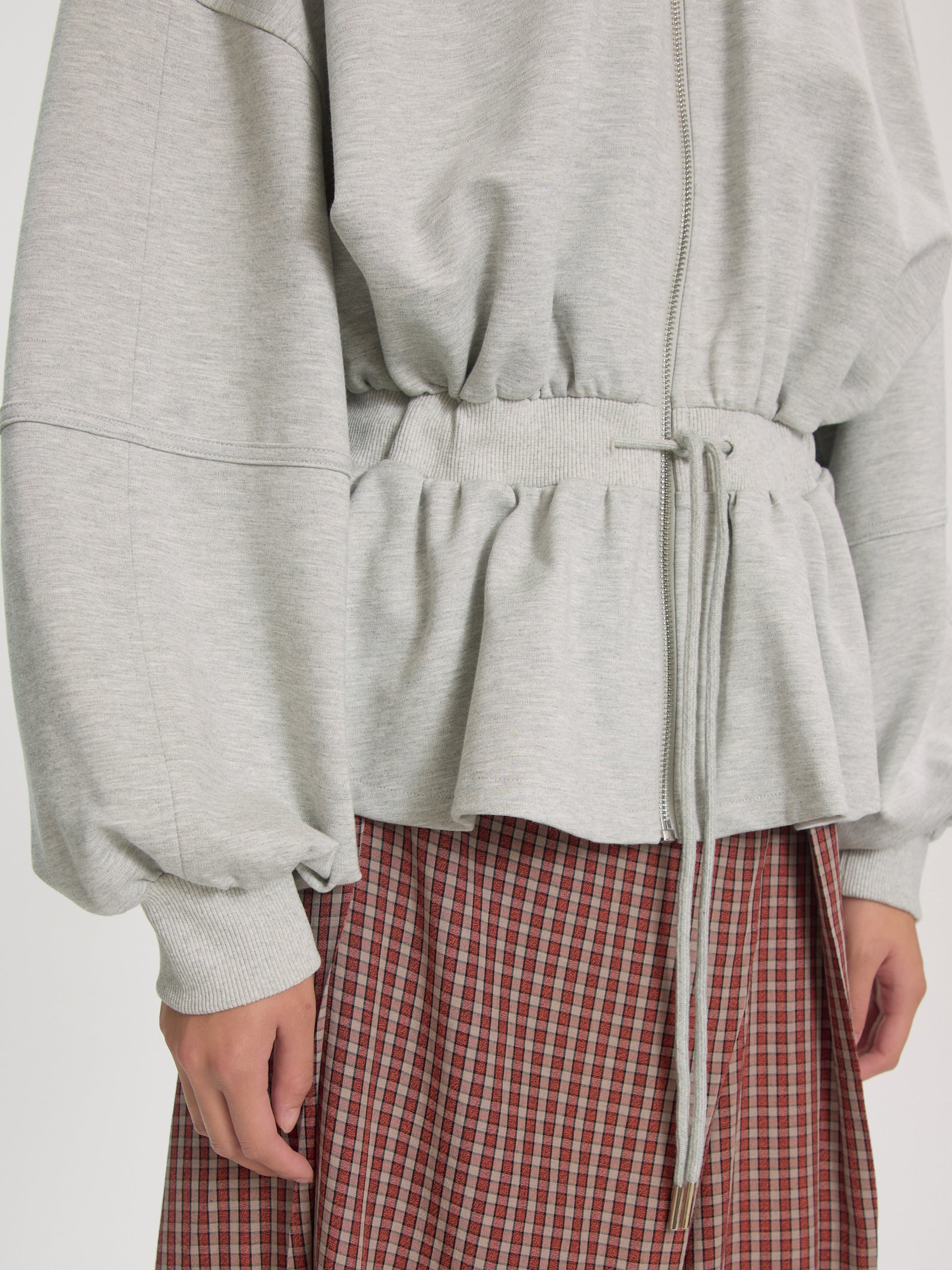Sweatjacke 'Ulima Peplum'