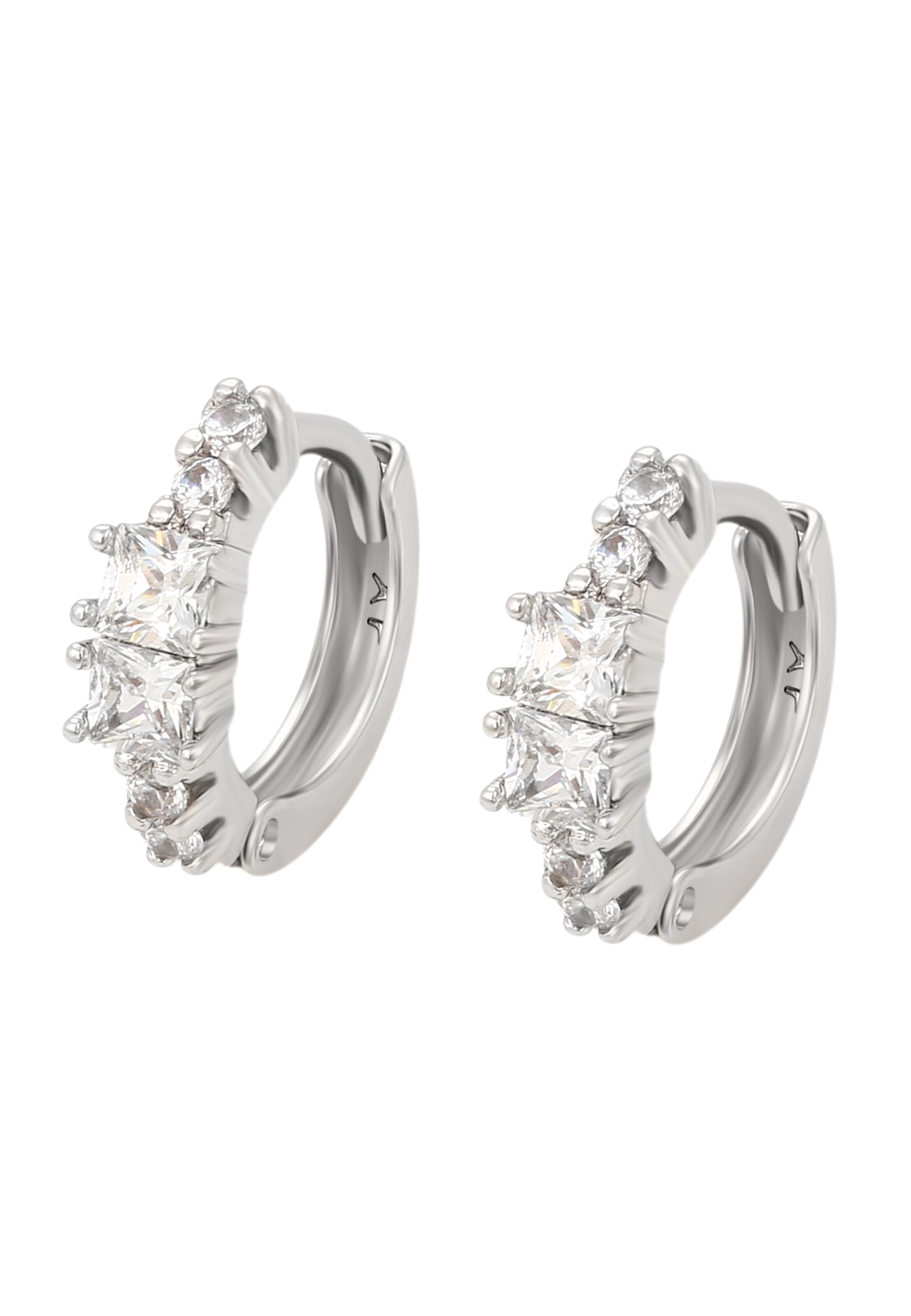 faina - Pendientes en plata: frente