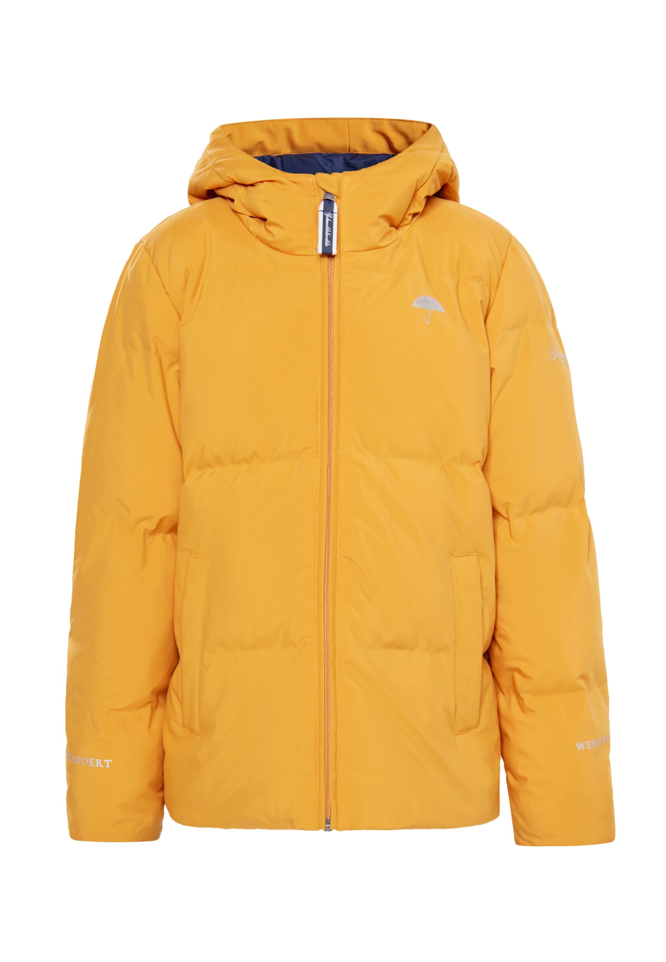 Schmuddelwedda - Chaqueta funcional 'Kawai' en amarillo: frente