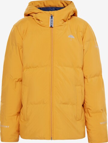 Schmuddelwedda Weatherproof jacket 'Kawai' in Yellow: front