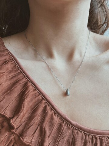 Kamakula Necklace 'Minimal Teardrop' in Silver