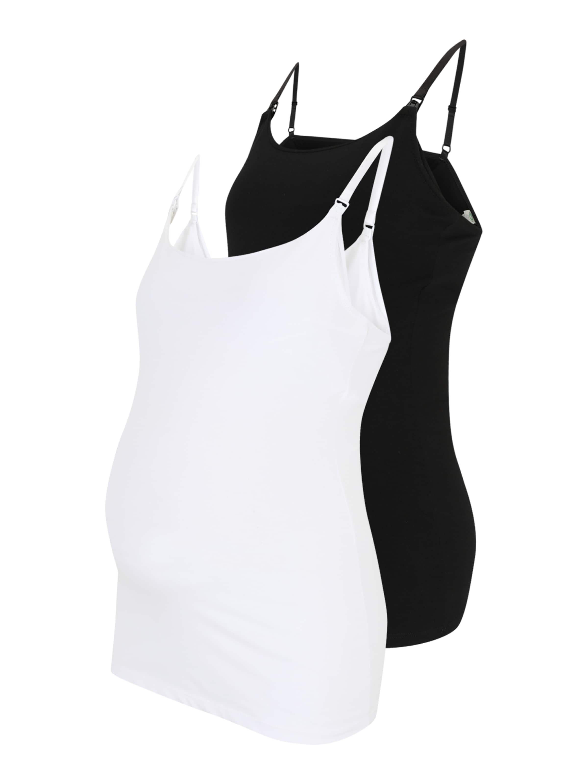 Haut Lindex Maternity en noir : devant