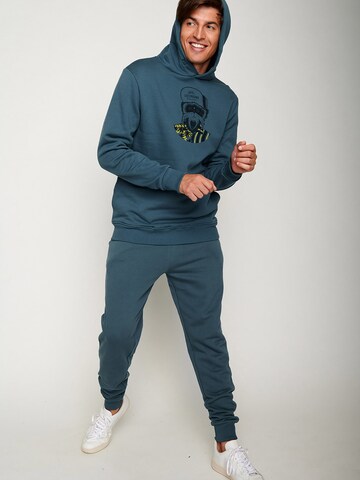 GREENBOMB Sweatshirt 'Animal Monkey' in Blau