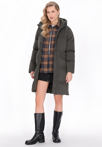 DreiMaster Vintage Wintermantel in Groen