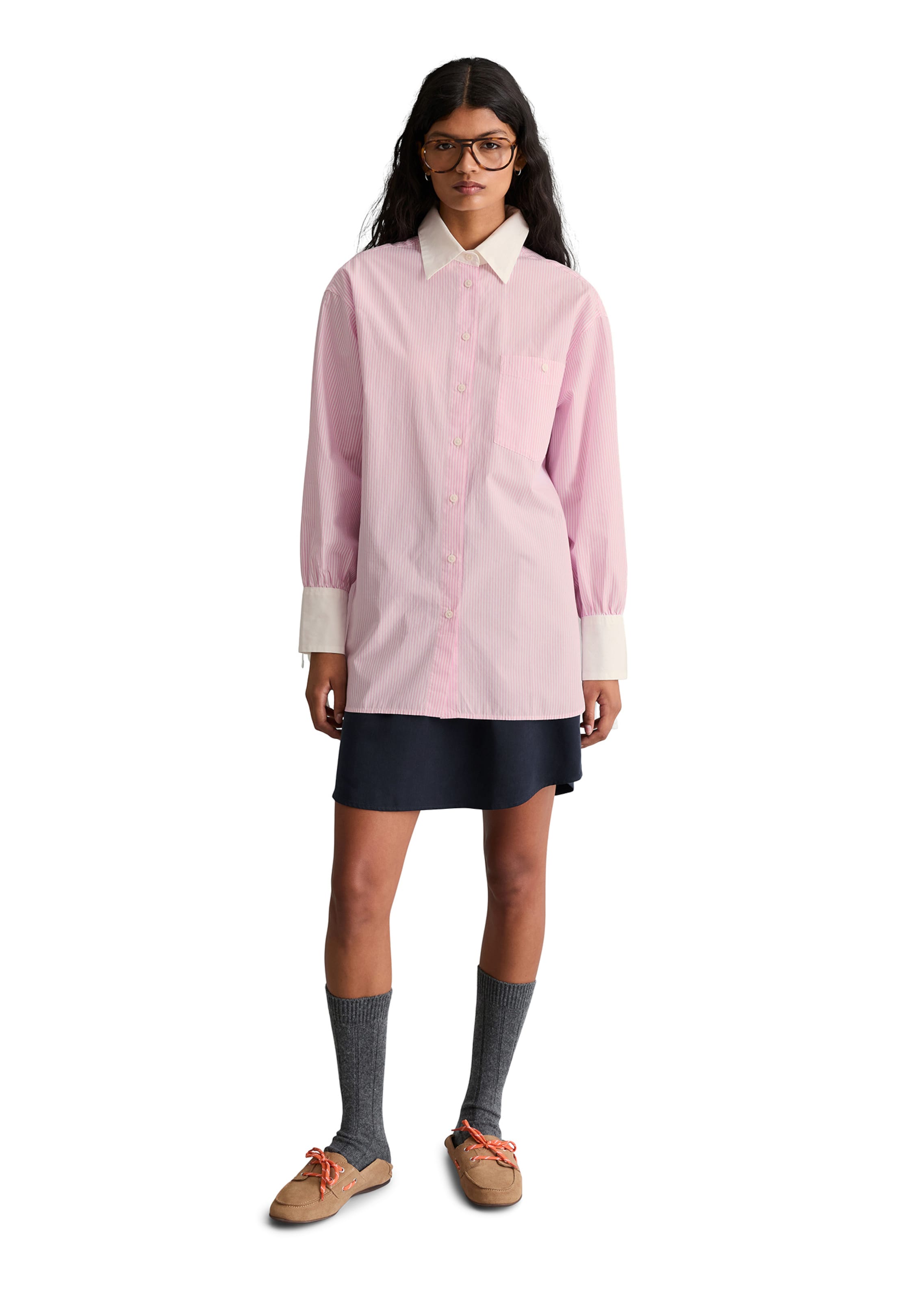 Marc O'Polo DENIM Blouse in Pink