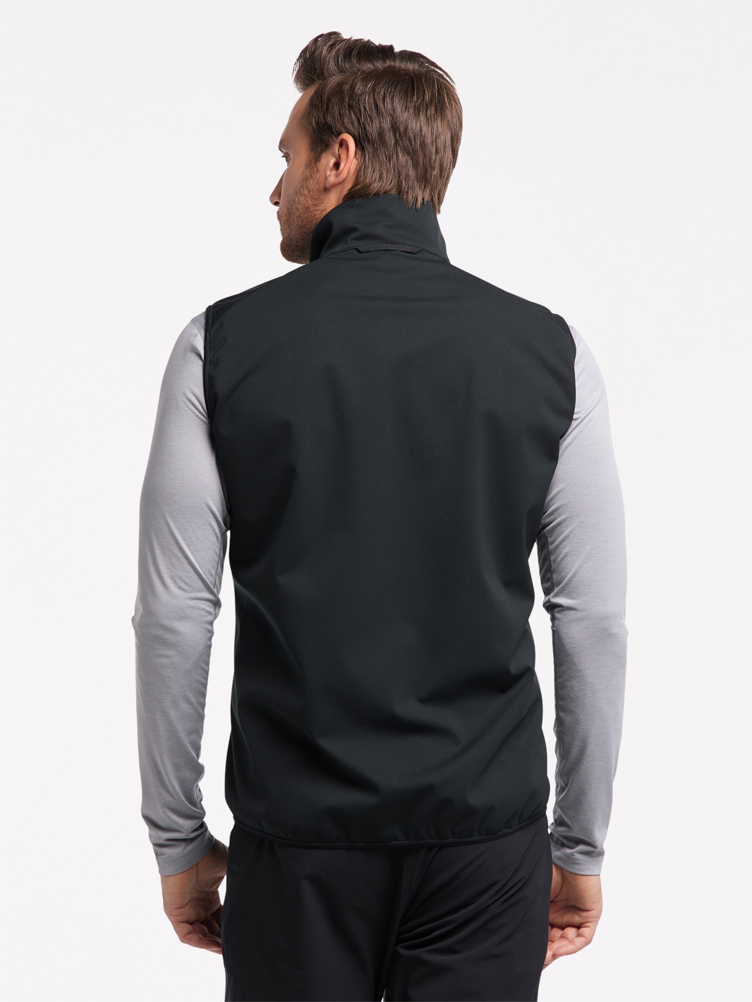 Männer Sportbekleidung Haglöfs Sportweste 'Multi Flex' in Schwarz - YJ84598 Männer Sportbekleidung Haglöfs Sportweste 'Multi Flex' in Schwarz - YJ84598
