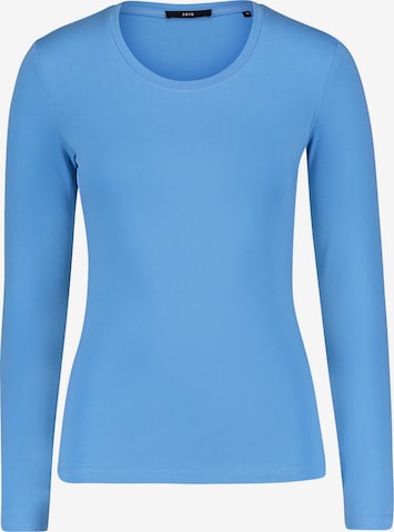 zero Shirt in Blauw: voorkant