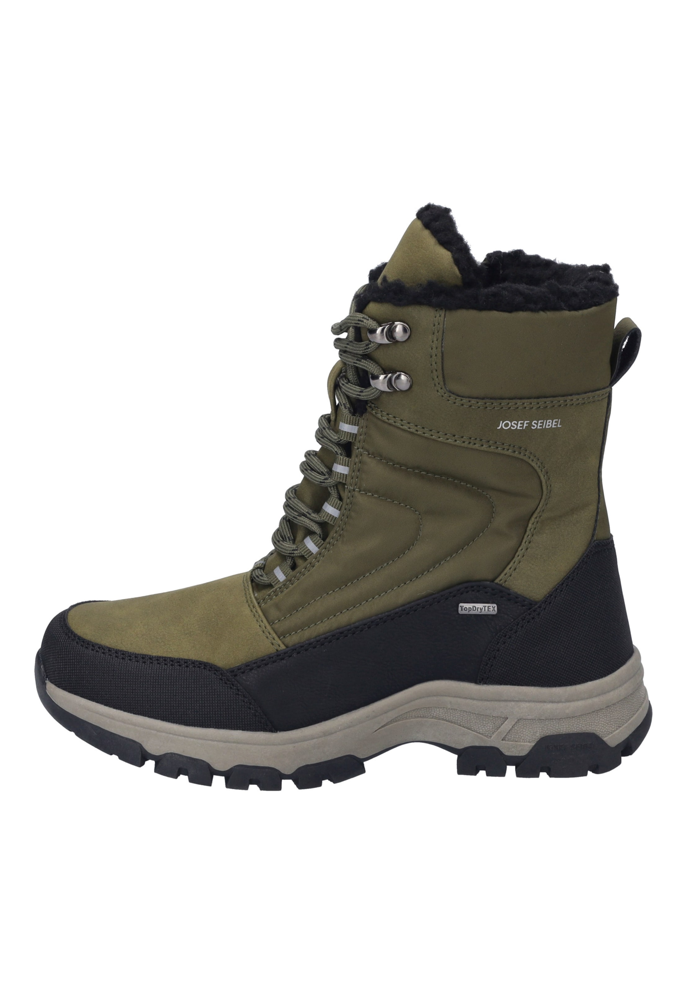 JOSEF SEIBEL Snow boots 'Davos 52' in Green: front