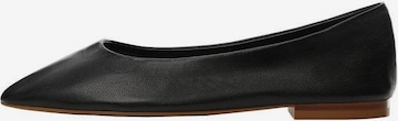 MANGO Ballet Flats 'Sua' in Black: front