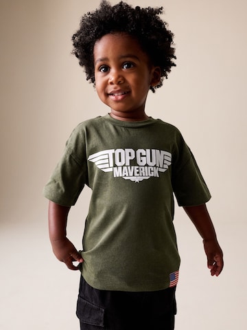 T-Shirt 'Top Gun' Next en vert : devant