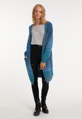 MYMO Knit Cardigan in Blue