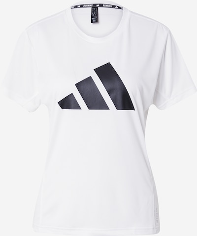 ADIDAS PERFORMANCE Funktionsshirt 'Run It' in schwarz / weiß, Produktansicht