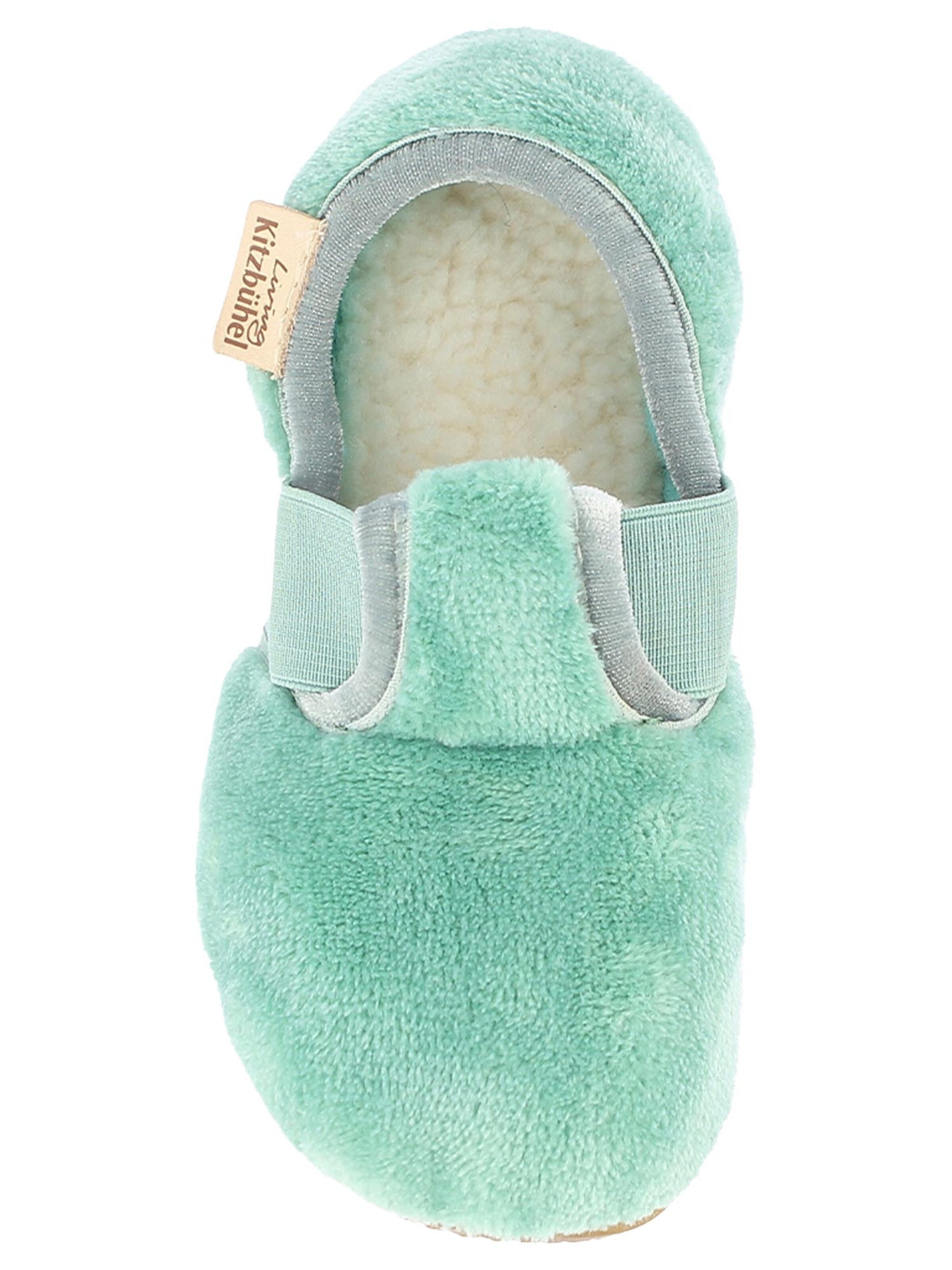 Living Kitzbühel Slippers 'Samt' in Green