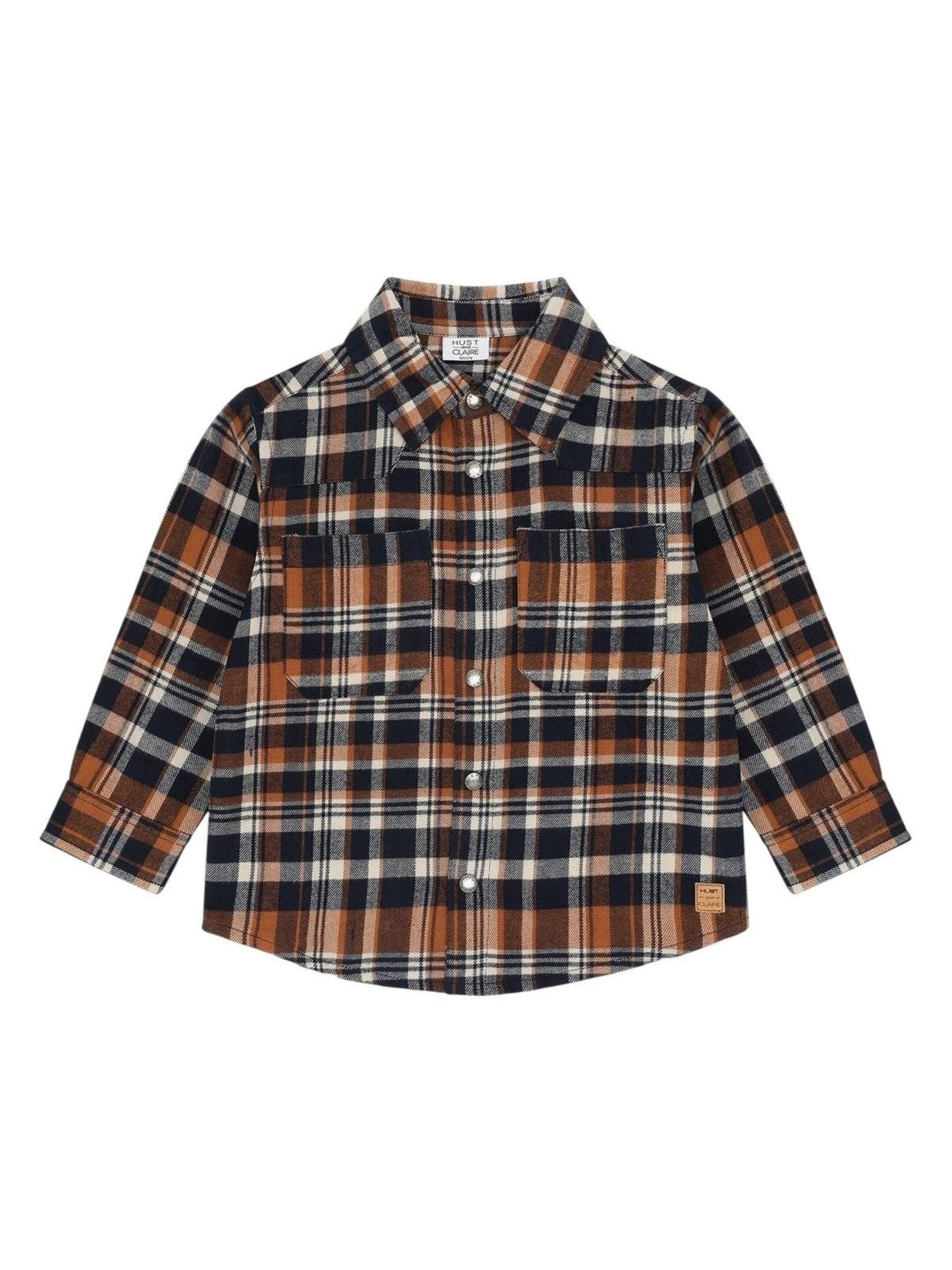 Hust & Claire Regular Fit Hemd 'HCRavn'‌‌‌‌‌‌ in Braun: Vorderseite