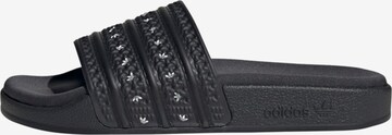 Zoccoletto 'Adilette' di ADIDAS ORIGINALS in nero: frontale