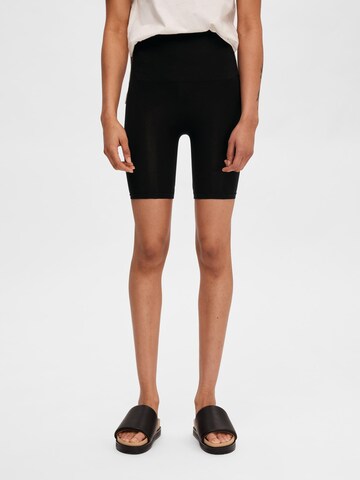 SELECTED FEMME Skinny Shapingbroek in Zwart: voorkant