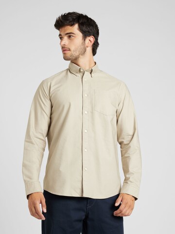 SELECTED HOMME Regular Fit Skjorte 'Rick' i beige: forside