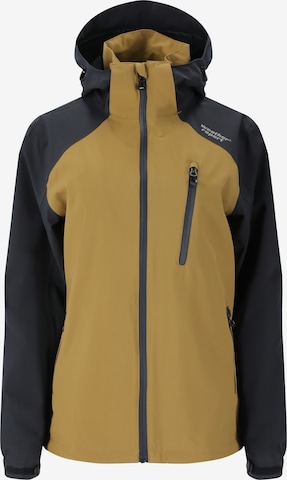 Weather Report Outdoor Jacket in Brown: front