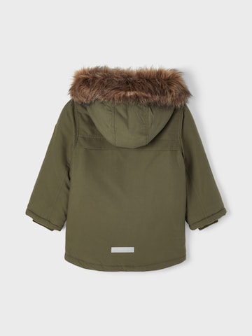 NAME IT Winter Jacket 'Mabe' in Green