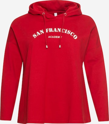 SHEEGO Sweatshirt in Red: front