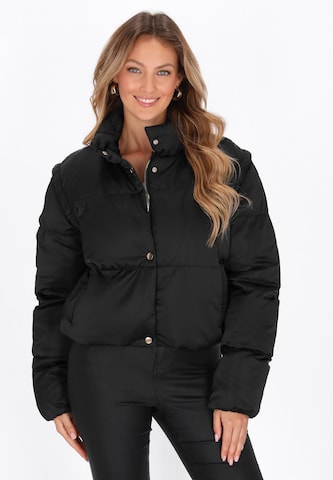 faina Winterjacke in Schwarz: Vorderseite