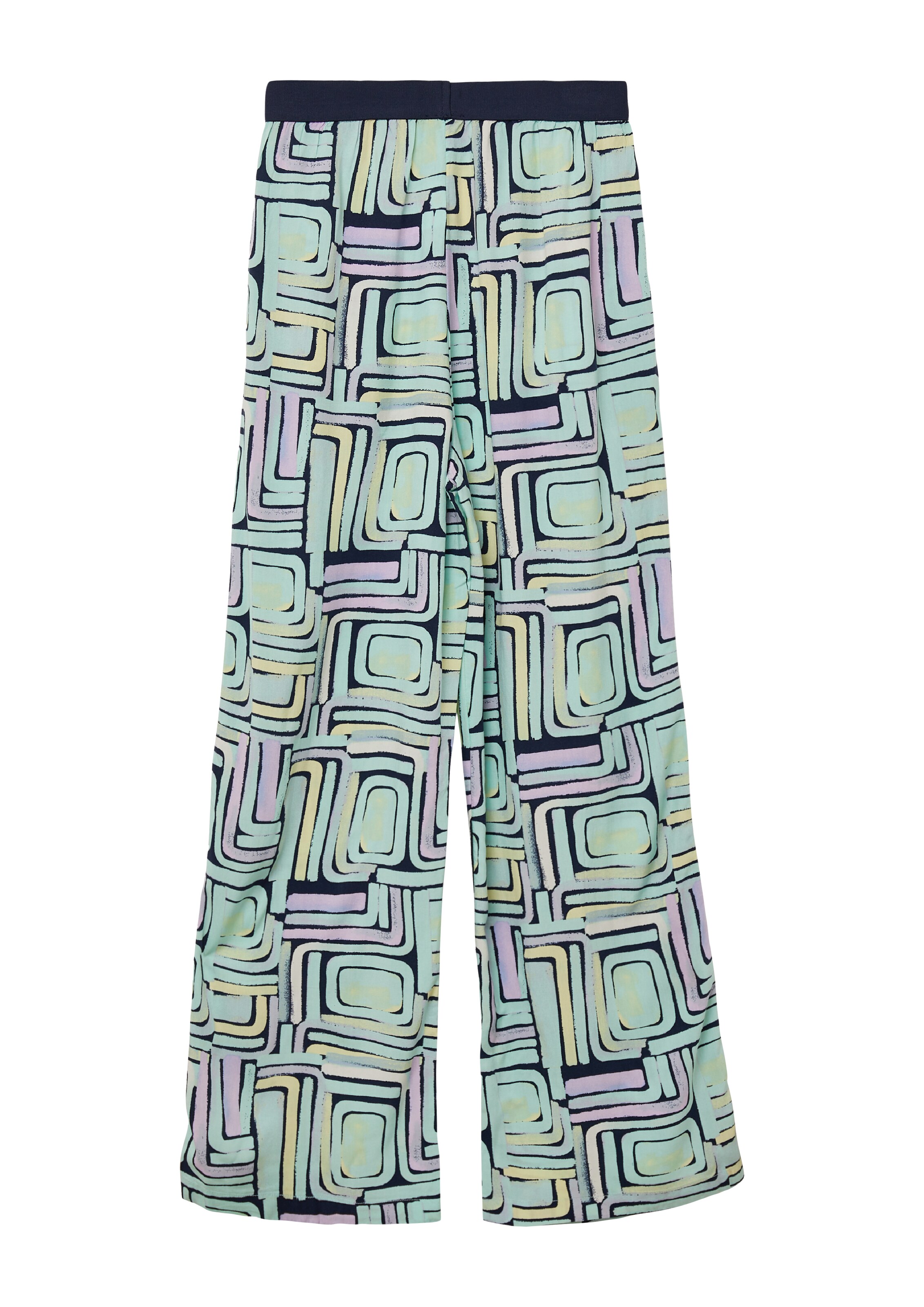 s.Oliver Wide Leg Hose in Blau: Vorderseite