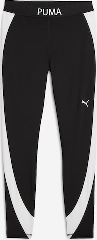 Skinny Pantalon de sport 'Strong' PUMA en noir : devant